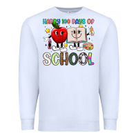 White happy 100 days of school Premium Sweatshirt - Artiststas