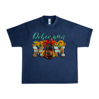 Navy doberman mom Urban Heavy Tee - Artiststas