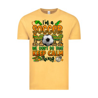 Vintage Mustard i'm a soccer mom we don't do that keep calm thing Vintage Tee - Jasminsmagicworld