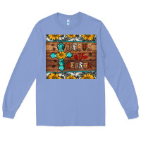Colony Blue jesus is the reason christmas Long Sleeve Tee - Jasminsmagicworld