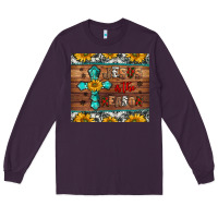 Plum jesus is the reason christmas Long Sleeve Tee - Jasminsmagicworld