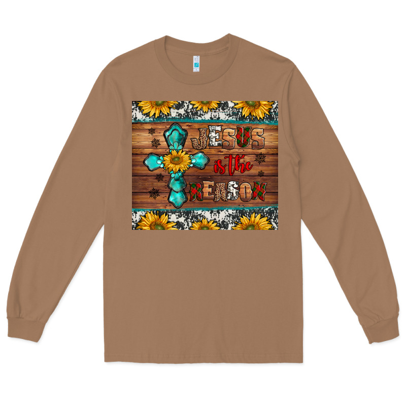 Jesus Is The Reason Christmas Long Sleeve Tee by Jasminsmagicworld | Teevron