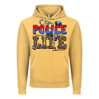 Vintage Mustard police life Vintage Hoodie - AdoDesignShop