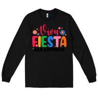 Black viva fiesta san antonio Long Sleeve Tee - JahusDesignShop