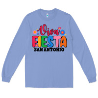 Colony Blue viva fiesta san antonio Long Sleeve Tee - JahusDesignShop