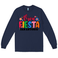 Navy viva fiesta san antonio Long Sleeve Tee - JahusDesignShop