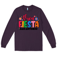 Plum viva fiesta san antonio Long Sleeve Tee - JahusDesignShop