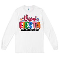 White viva fiesta san antonio Long Sleeve Tee - JahusDesignShop