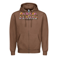 Chestnut she is strong proverbs 31 25 Zipper Hoodie - NancyCooperArtShop
