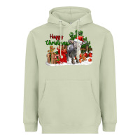 Matcha happy christmas southdown baby sheep Heavyweight Hoodie - LillyAllenDesigns