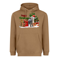 Toasted Coconut happy christmas southdown baby sheep Heavyweight Hoodie - LillyAllenDesigns