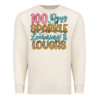 Sandshell 100 days of sparkle learning and loughs Premium Sweatshirt - Artiststas
