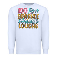 White 100 days of sparkle learning and loughs Premium Sweatshirt - Artiststas