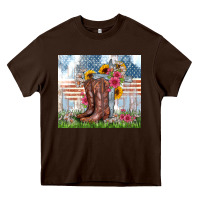 Chocolate Brown christian western Heavy Core Tee - Zillion Design Studio