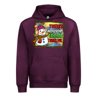 Mauve Wine theres snowbody cooler than me Urban Hoodie - CowGirlArtShop