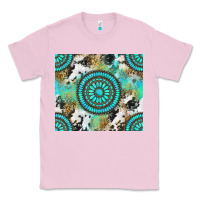 Bubblegum Pink gemstone leopard cowhide Classic Tee - NancyCooperArtShop