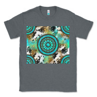 Charcoal Heather gemstone leopard cowhide Classic Tee - NancyCooperArtShop