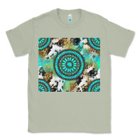 Matcha gemstone leopard cowhide Classic Tee - NancyCooperArtShop
