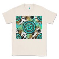 Natural gemstone leopard cowhide Classic Tee - NancyCooperArtShop