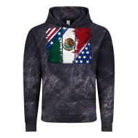 Cloud Black Mexican With American Flag Vintage Hoodie - RanaPortraitStore