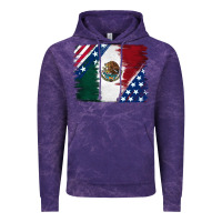 Cloud Purple Mexican With American Flag Vintage Hoodie - RanaPortraitStore