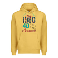 Antique Gold Made In May 1980 40 Years Of Being Awesome Premium Hoodie - Bettercallsaul