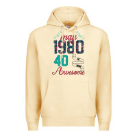 Made In May 1980 40 Years Of Being Awesome Premium Hoodie | Teevron