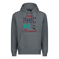 Rock Made In May 1980 40 Years Of Being Awesome Premium Hoodie - Bettercallsaul