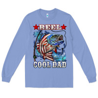 Colony Blue Reel Cool Dad Bass Long Sleeve Tee - LillyAllenDesigns