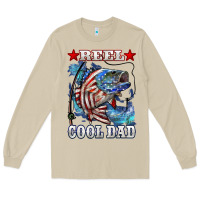 Mushroom Reel Cool Dad Bass Long Sleeve Tee - LillyAllenDesigns
