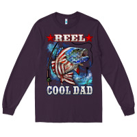 Plum Reel Cool Dad Bass Long Sleeve Tee - LillyAllenDesigns