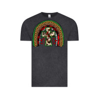 Vintage Black cross rainbow Vintage Tee - JahusDesignShop