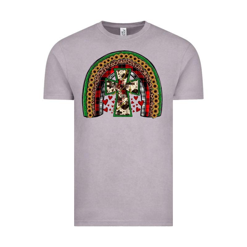 Cross Rainbow Vintage Tee by JahusDesignShop | Teevron