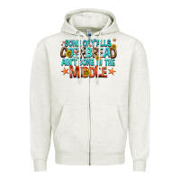 Oatmeal Heather some of yalls cornbread aint done in the middle Zipper Hoodie - NancyCooperArtShop