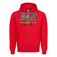 Red some of yalls cornbread aint done in the middle Zipper Hoodie - NancyCooperArtShop
