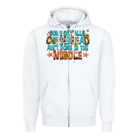 White some of yalls cornbread aint done in the middle Zipper Hoodie - NancyCooperArtShop