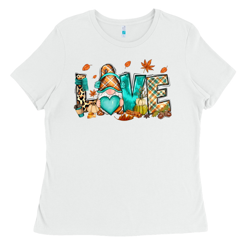 But I Think I Love Fall Most Of All Gnome Ladies Tee by RanaPortraitStore | Teevron