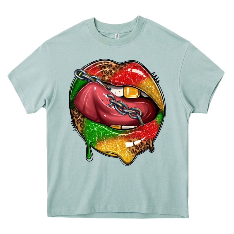 Juneteenth Day Lips Heavy Core Tee by texasbilliewilder | Teevron