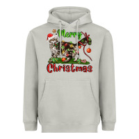 Moon Dust maine coon cat merry christmas Heavyweight Hoodie - LillyAllenDesigns