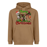 Toasted Coconut maine coon cat merry christmas Heavyweight Hoodie - LillyAllenDesigns