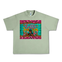 Oil Green Rottie mom with roses Urban Heavy Tee - Artiststas