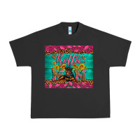 Pigment Black Rottie mom with roses Urban Heavy Tee - Artiststas
