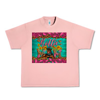 Salmon Rottie mom with roses Urban Heavy Tee - Artiststas