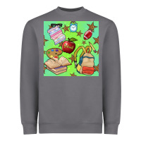 Storm school seamless pattern Heavyweight Sweatshirt - BundleAndBundleShop