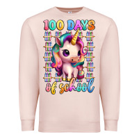 Pale Pink 100 days of school unicorn Premium Sweatshirt - Artiststas