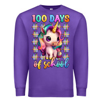 Purple 100 days of school unicorn Premium Sweatshirt - Artiststas