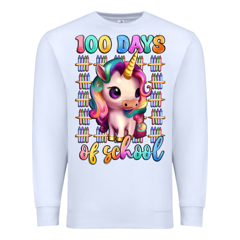 100 Days Of School Unicorn Premium Sweatshirt by Artiststas | Teevron