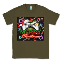 Army Green gamer merry christmas Classic Tee - NancyCooperArtShop