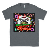 Charcoal Heather gamer merry christmas Classic Tee - NancyCooperArtShop