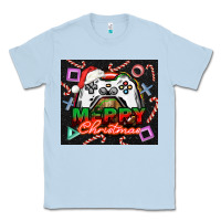 Dusty Blue gamer merry christmas Classic Tee - NancyCooperArtShop